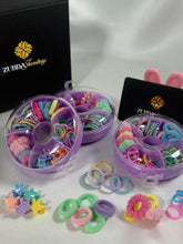 Purple donut of Hair accessories for baby girls